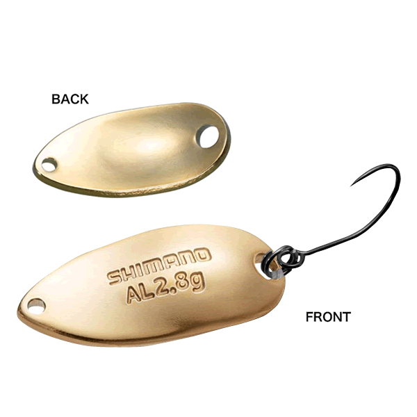 SHIMANO Aluminium Roll 2.8g GOLD