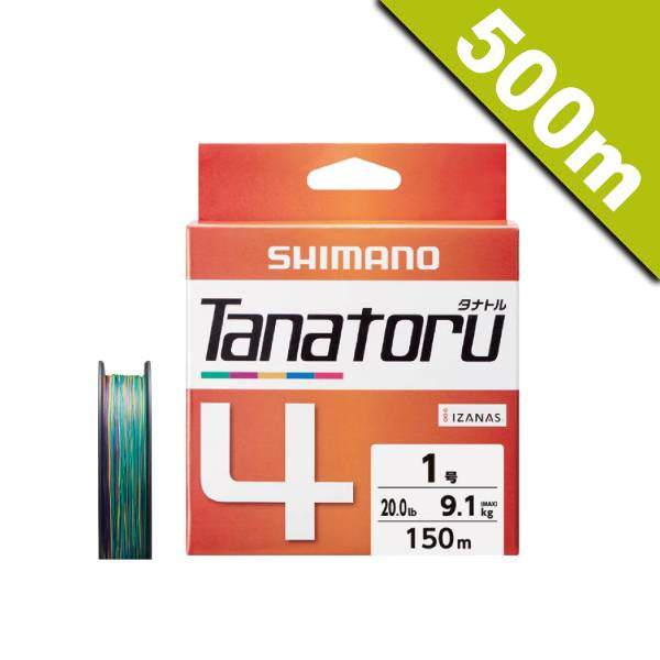 SHIMANO TANATORU 4 #3.0 (49.1 lb) - 500m PL-F84S 5 COLOR