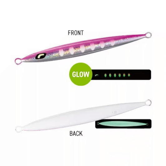 SHIMANO OCEA STINGER BUTTERFLY PEBBLE STICK 150g SAKURA SPECIAL 154mm : 150g JV-P15T STINGER BUTTERFLY SAKURA SPECIAL GLOW SUMORUTO