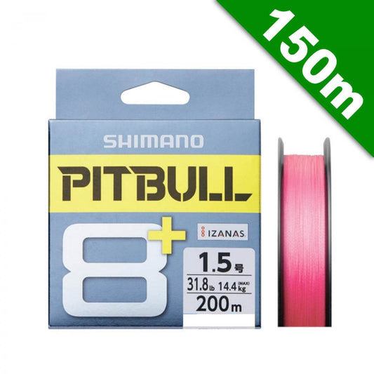 SHIMANO PITBULL 8+ #2 (43 lb) - 150m TRACEABLE PINK - Britannic Trade