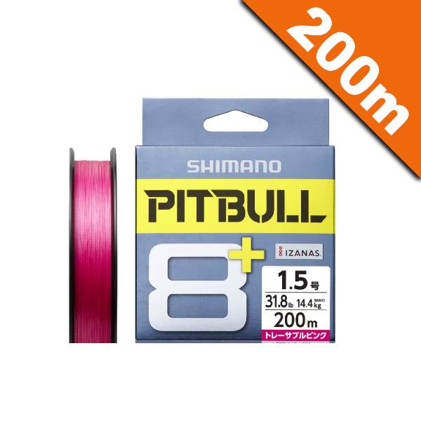 SHIMANO PITBULL 8+ #1.2 (27.1 lb) - 200m TRACEABLE PINK