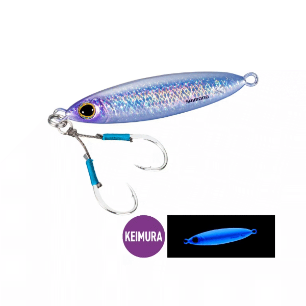 SHIMANO OCEA FLAT LIGHT 40g 66mm : 40g JU-S04W S UV BAIT