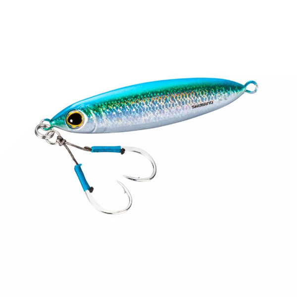 SHIMANO OCEA FLAT LIGHT 60g 77mm : 60g JU-S06W S BLUE GUREEN