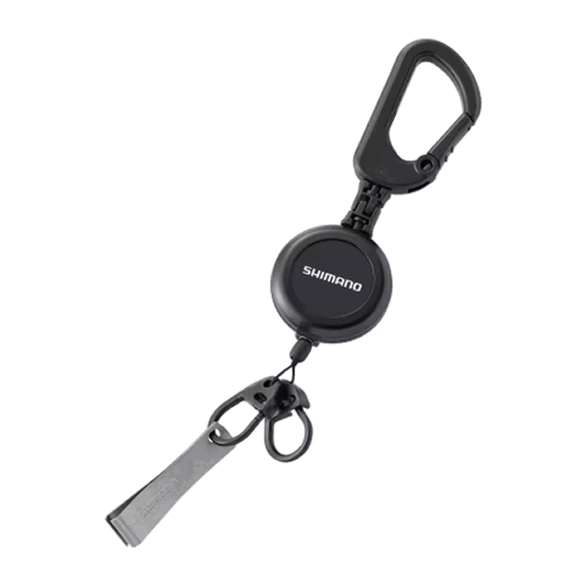 SHIMANO CARABINER REEL CR WITH LINE CUTTER Max length : 60cm UH-213W BLACK