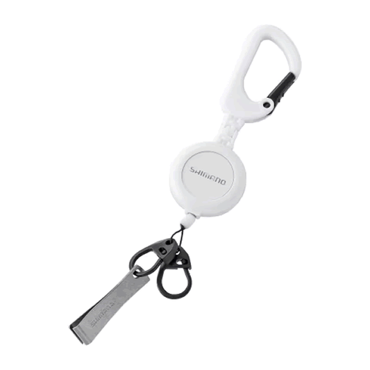 SHIMANO CARABINER REEL CR WITH LINE CUTTER Max length : 60cm UH-213W WHITE