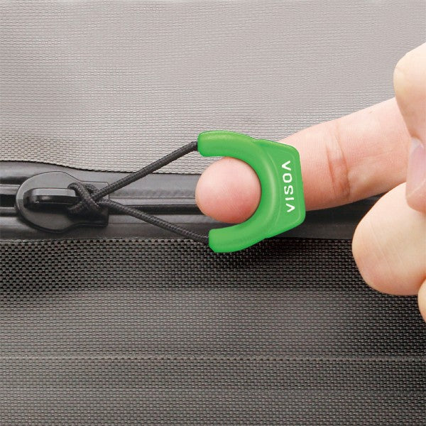 VISOA ZIPPER PULL 6x3cm U-A27 GREEN CHART