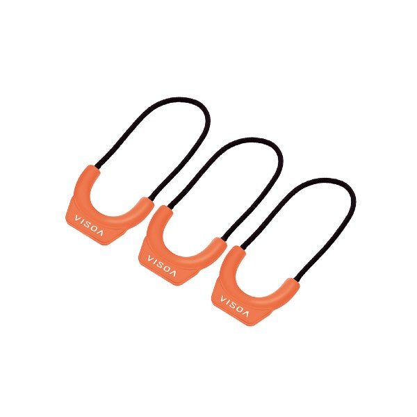 VISOA ZIPPER PULL 6x3cm U-A29 ORANGE fishing accessory