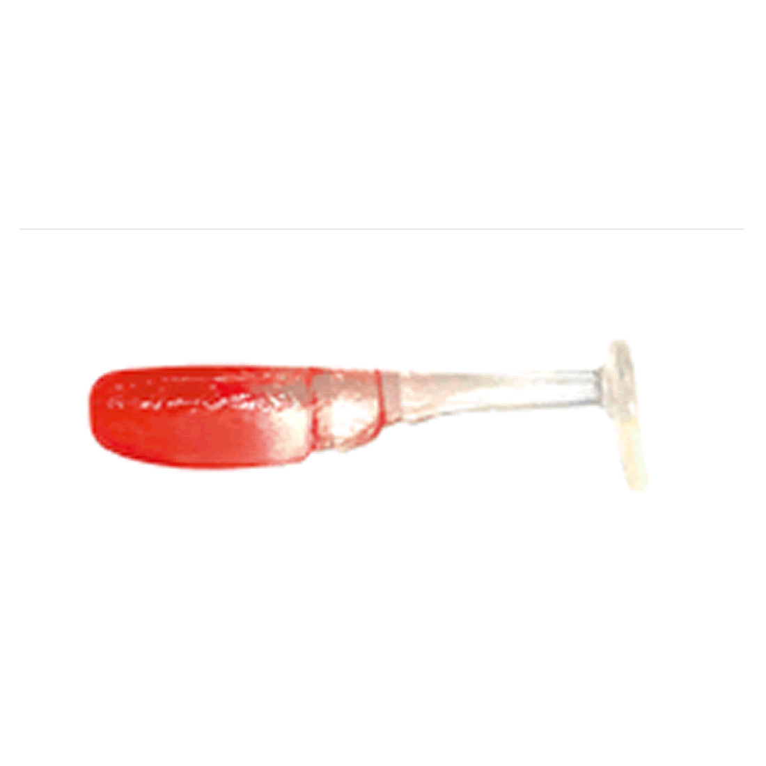 Tict BOMB SHAD 1.5" (8 pcs/pack) C-29 BI-SUTO RED HEAD saltwater fishing lure