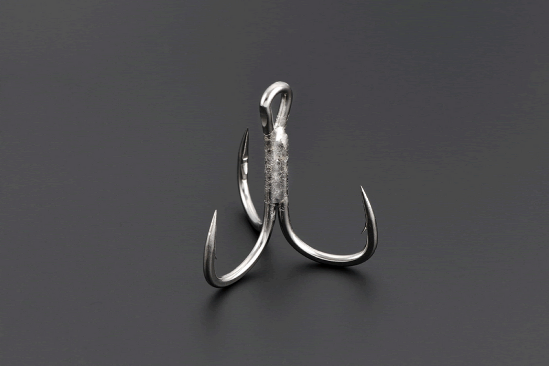 DECOY TREBLE #5/0 Y-S22 TIN fishing terminal tackle — photo 2