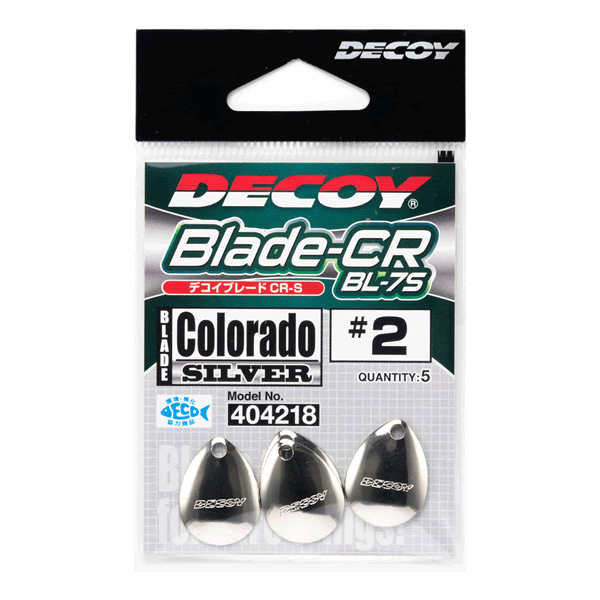 DECOY DECOY BLADE CR #2 BL-7 (5 pcs/pack) GOLD fishing terminal tackle