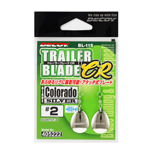 DECOY TRAILER BLADE CR #1 BL-11 (2 pcs/pack) SILVER - Britannic Trade