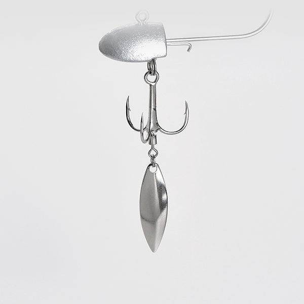DECOY BLADE TREBLE Y-S21BT #8 Y-S21BT(2 pcs/pack) W NICKEL fishing terminal tackle
