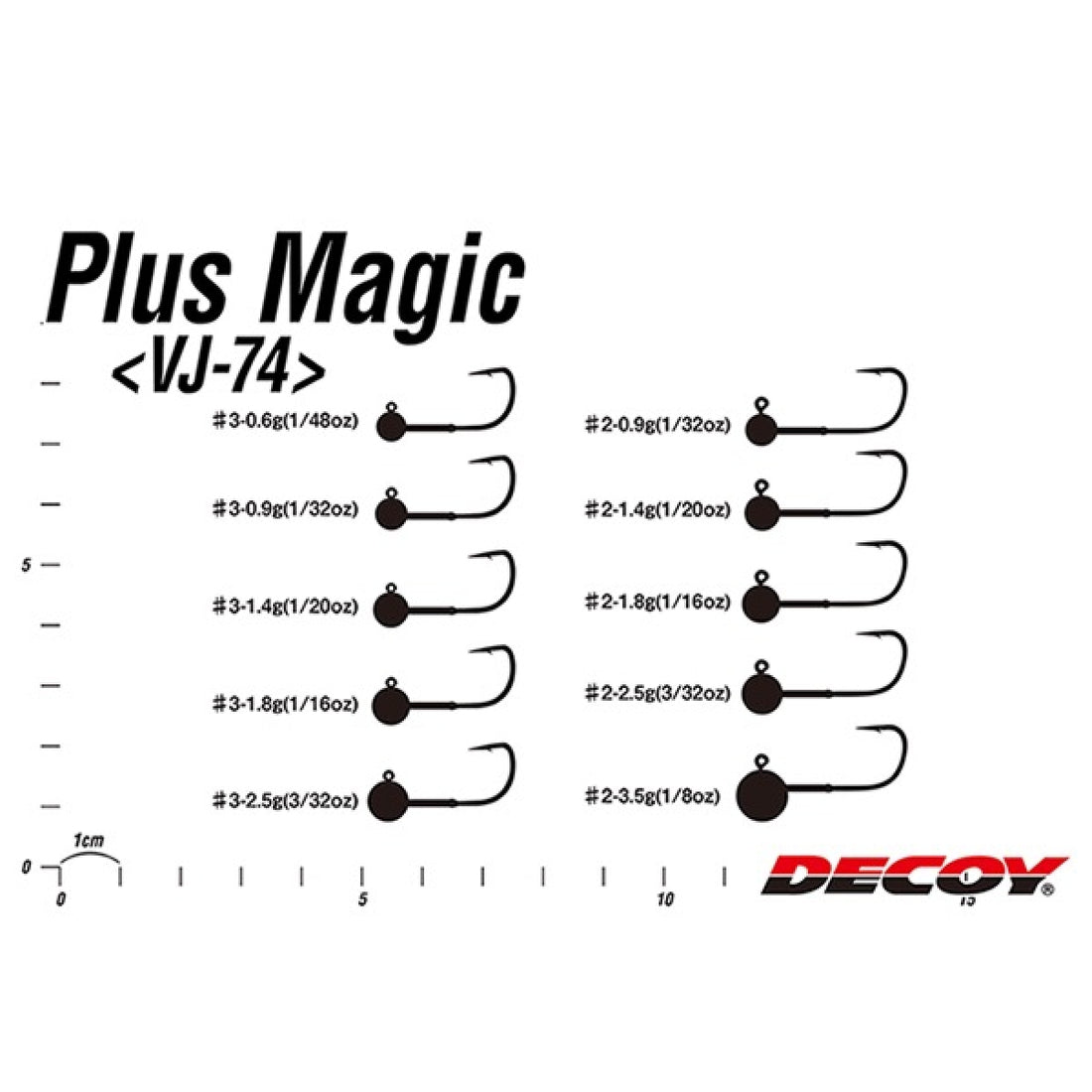 DECOY PLUS MAGIC #2-3.5g VJ-74 MAT SİYAH