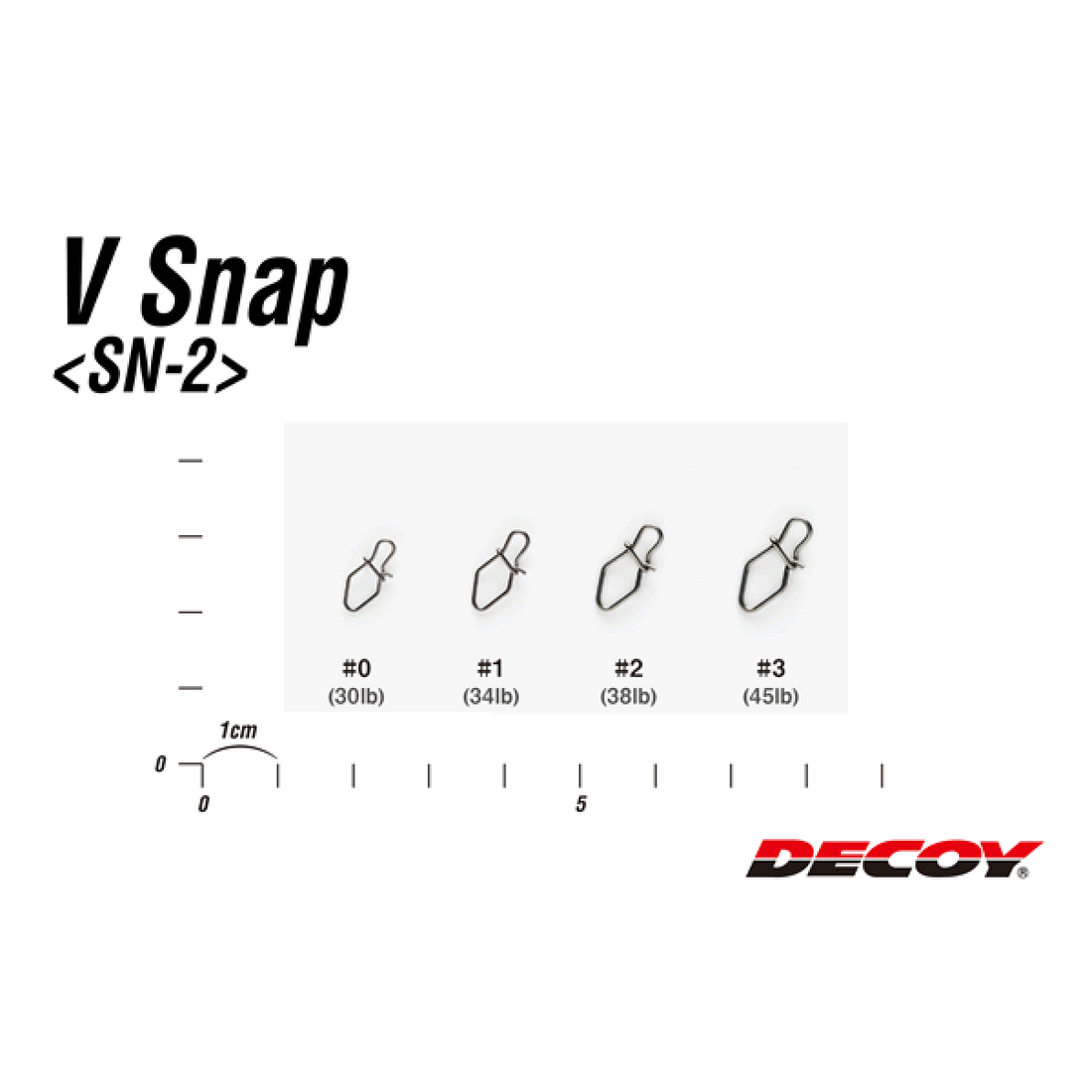 DECOY V SNAP #2 SN-2 (13 pcs/pack) NS BLACK fishing terminal tackle — photo 3