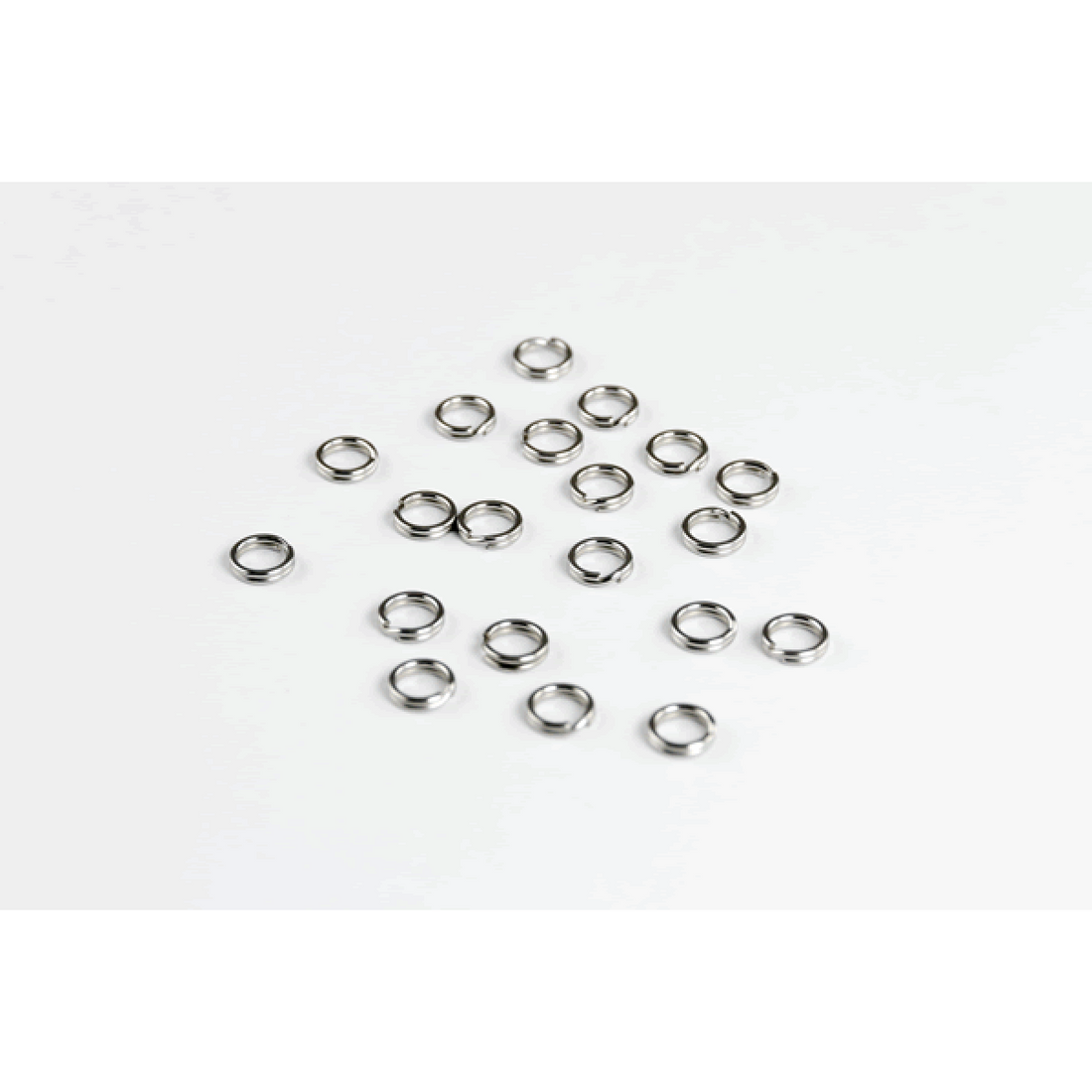 DECOY SPLIT RING MEDIUM CLASS #4 R-3 (20 pcs/pack) SILVER fishing terminal tackle — photo 2