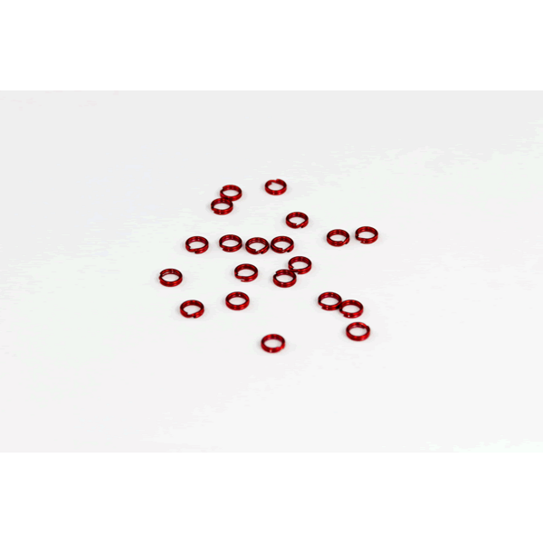 DECOY SPLIT RING LIGHT CLASS #00 R-2 (20 pcs/pack) RED fishing terminal tackle — photo 2