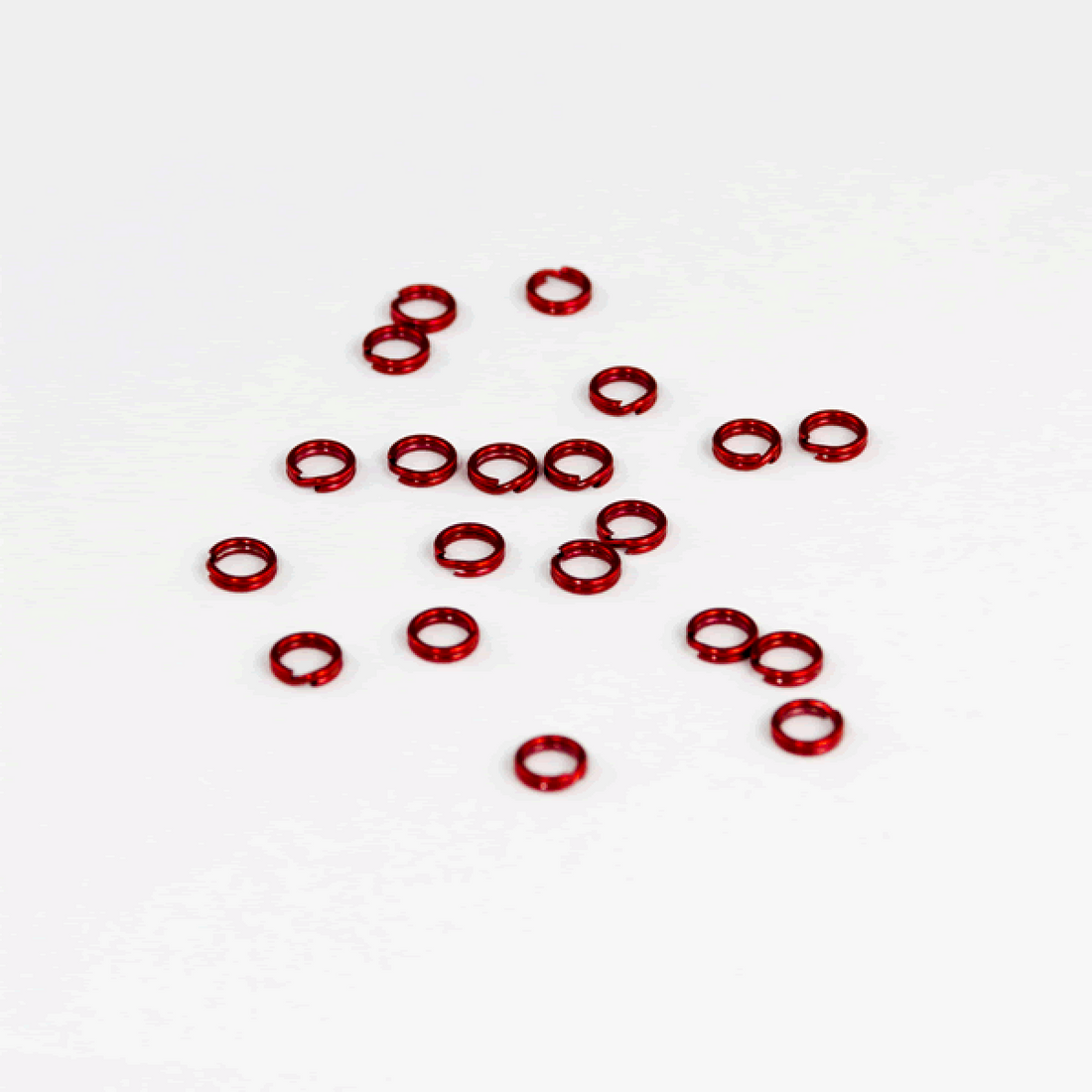 DECOY SPLIT RING LIGHT CLASS #0 R-2 RED fishing terminal tackle — photo 2