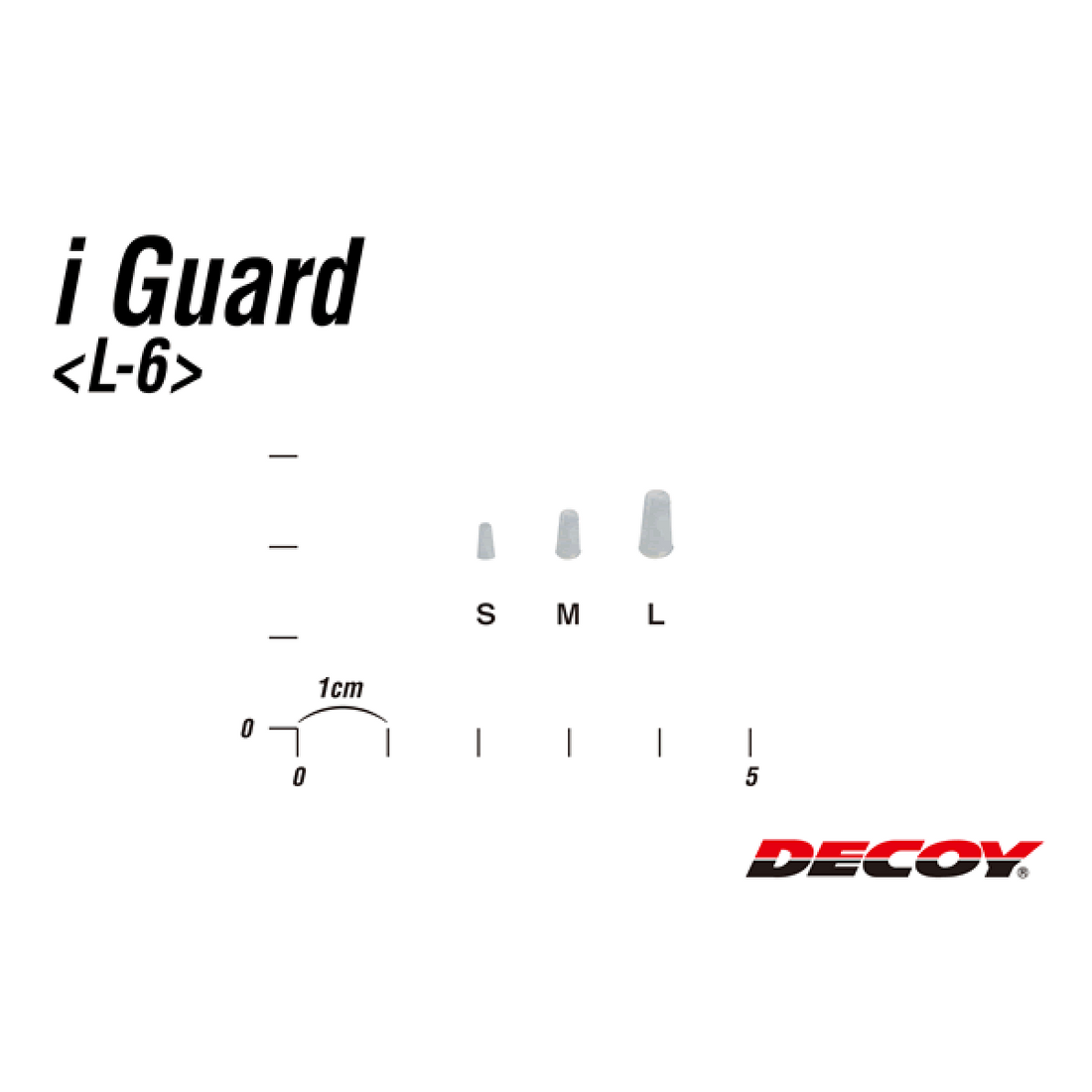 DECOY i GUARD L L-6 (12 pcs/pack) CLEAR fishing terminal tackle — photo 2
