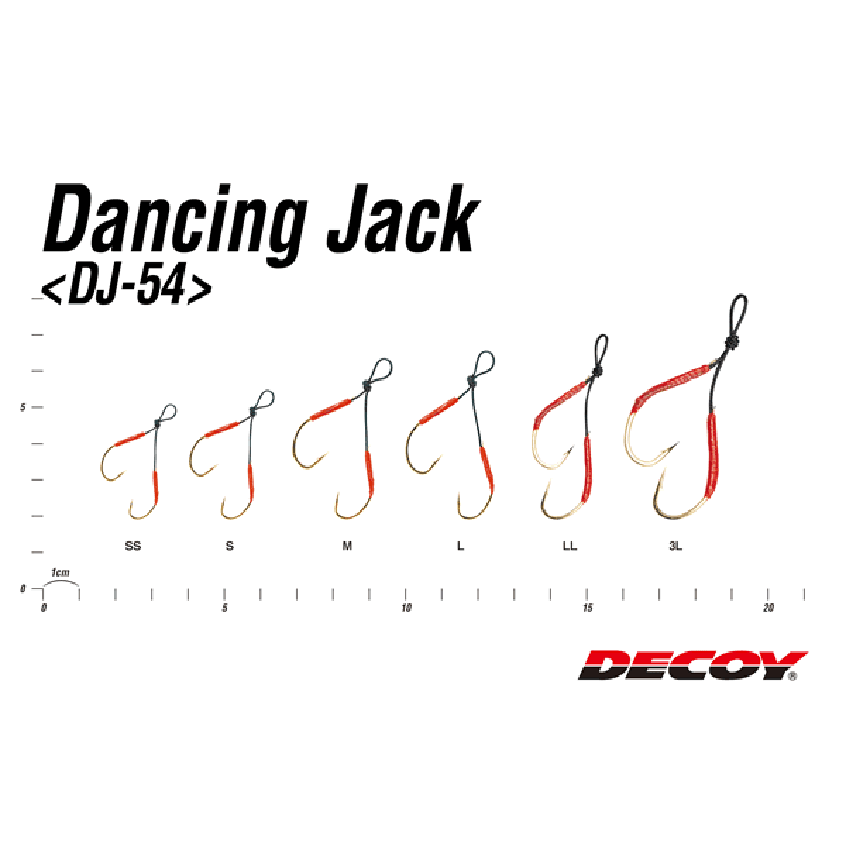 DECOY DANCING JACK L DJ-54 (3 pcs/pack) GOLD - Britannic Trade