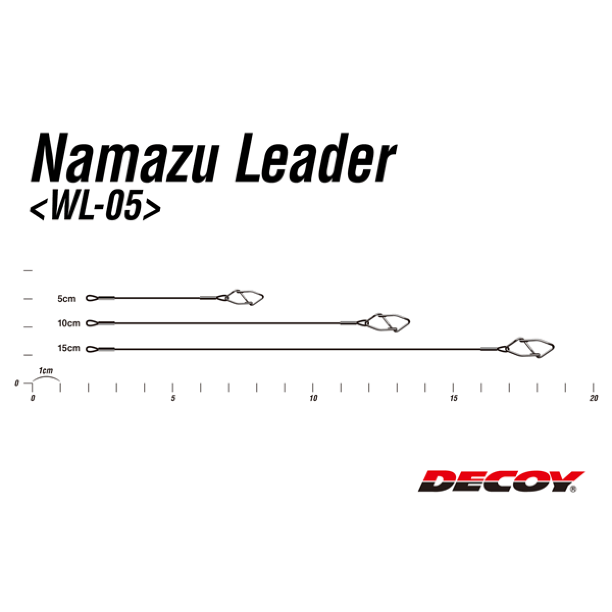 DECOY NAMAZU LEADER 5cm WL-05 (3 pcs/pack)