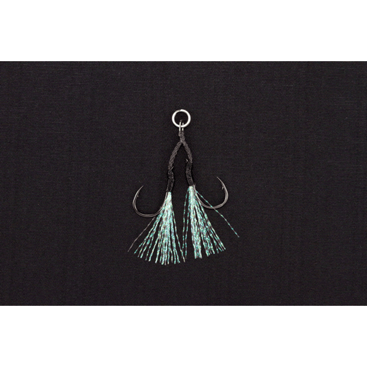DECOY FIBER LIGHT ASSIST #1/0 DJ-92 (2 pcs/pack) NS BLACK - Britannic Trade