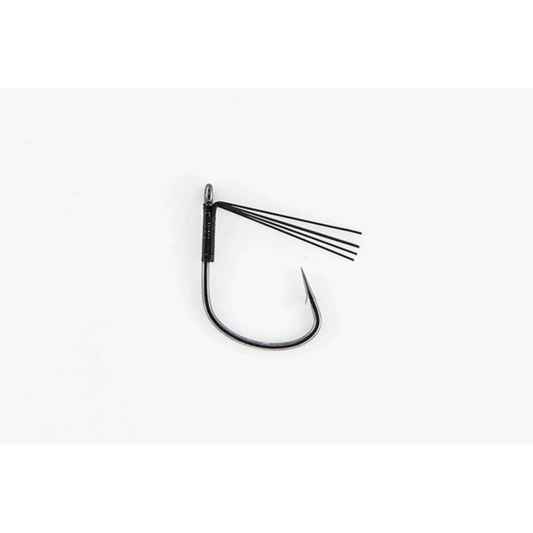 DECOY COVER FINESSE HD #2/0 Worm220 (4 pcs/pack) NS BLACK fishing terminal tackle — photo 2