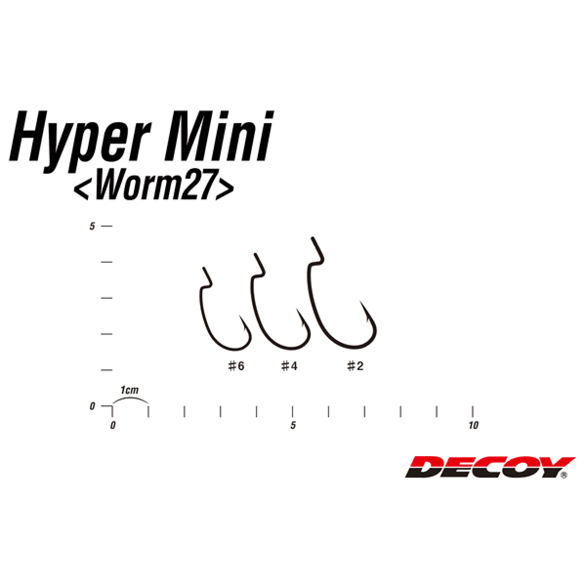 DECOY HYPER MINI #6 Worm27 NS BLACK - Britannic Trade