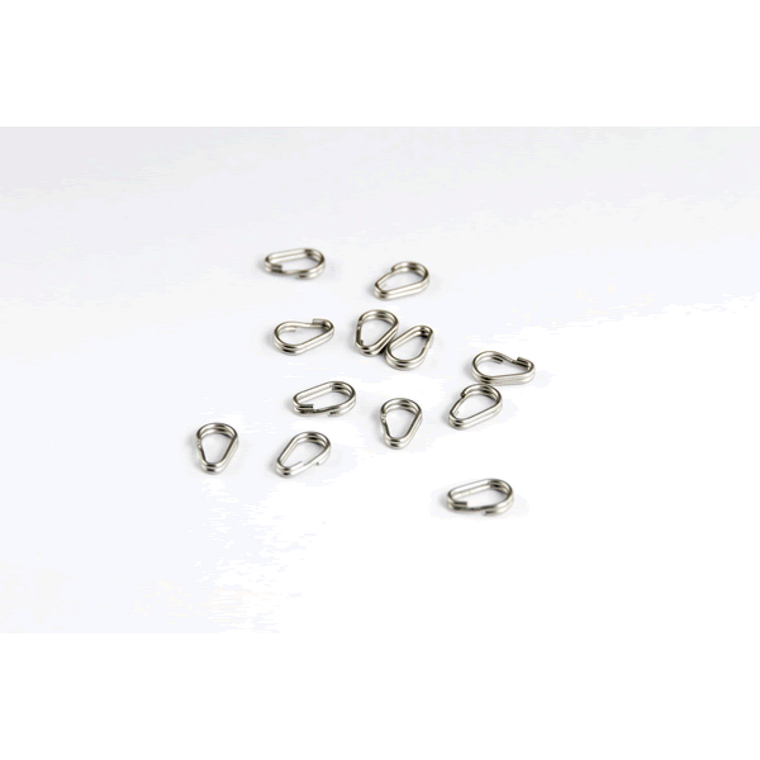 DECOY EGG RING #2 R-10 (12 pcs/pack) SILVER fishing terminal tackle — photo 3