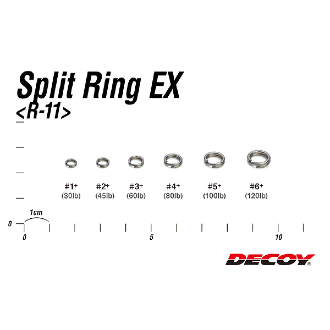 DECOY SPLIT RING EX #4+ R-11 (18 adet/paket) GÜMÜŞ