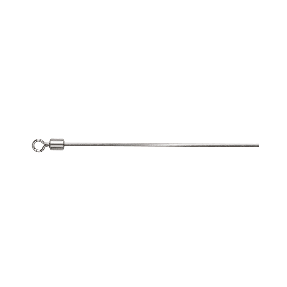 DECOY STRAIGHT SWIVEL #2 SN-10 (8 pcs/pack) SILVER - Britannic Trade