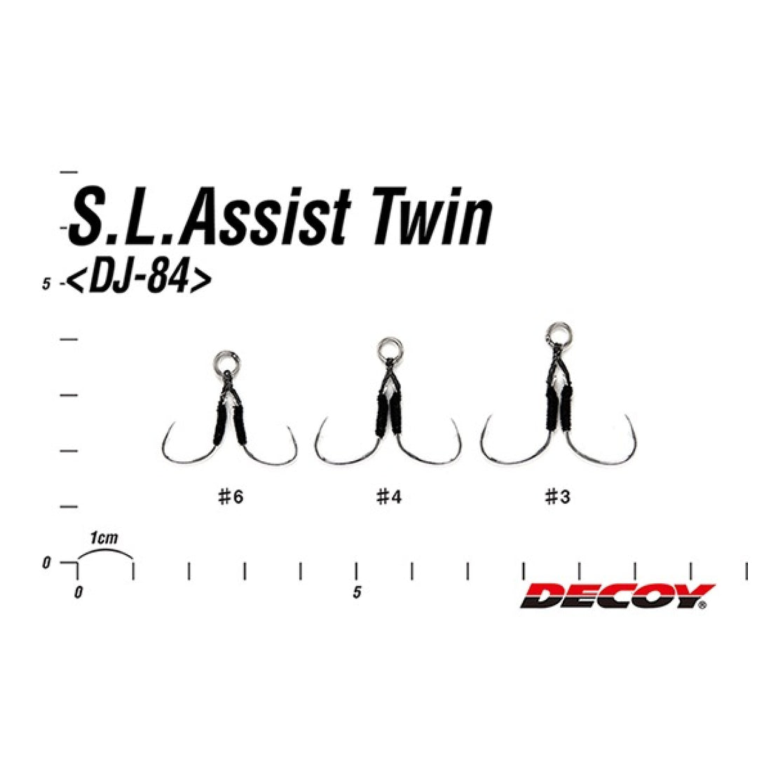 DECOY S.L.ASSIST TWIN #6 DJ-84 (2 pcs/pack) TIN