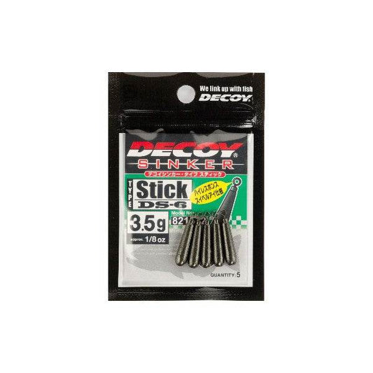 DECOY DECOY SINKER TYPE STICK 28g DS-6H(2 pcs/pack) GUN BLACK - Britannic Trade