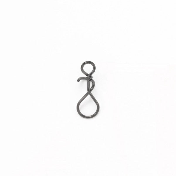DECOY SN-19 SpiralSnap PG #2 Mat Black fishing terminal tackle