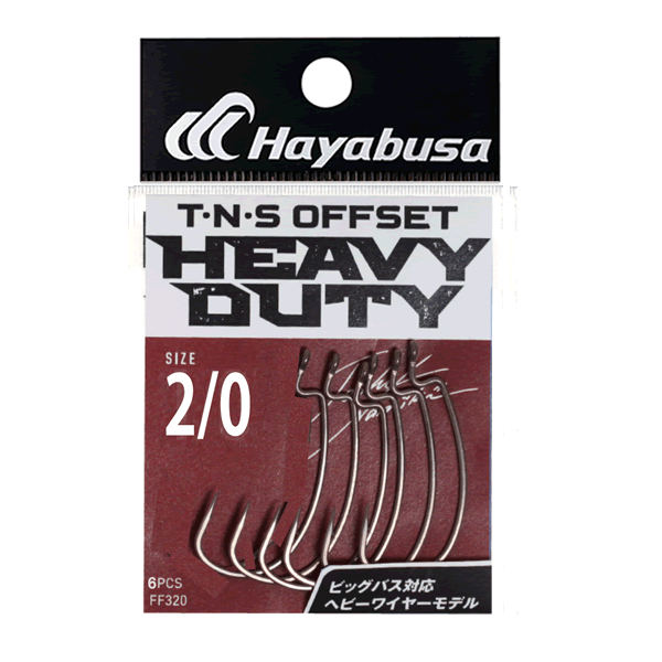 Hayabusa T-N-S HEAVY DUTY ll #2/0 FF320 (6 pcs/pack)