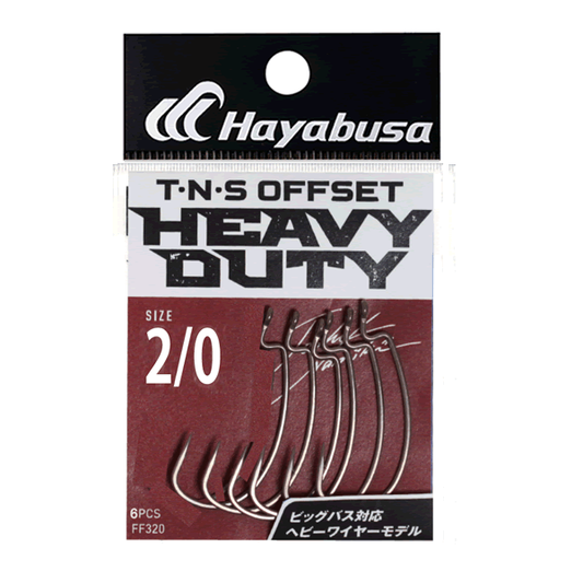 Hayabusa T-N-S HEAVY DUTY ll #2/0 FF320 (6 pcs/pack)