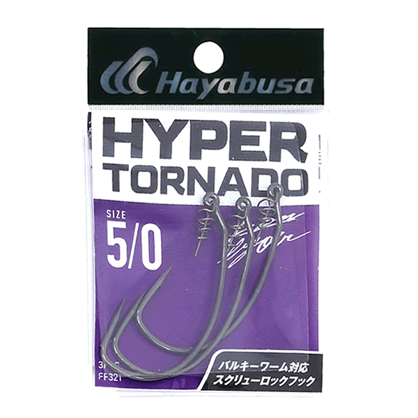 Hayabusa HYPER TORNADO #5/0 FF321 (3 pcs/pack)