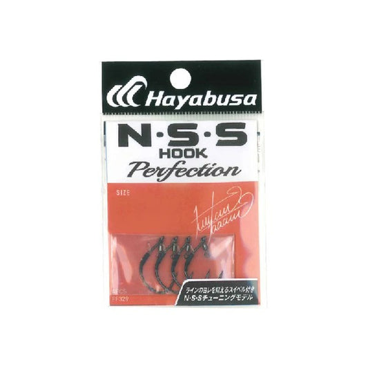 Hayabusa N-S-S HOOK PERFECTION II #3/0 FF329 (3 pcs/pack)