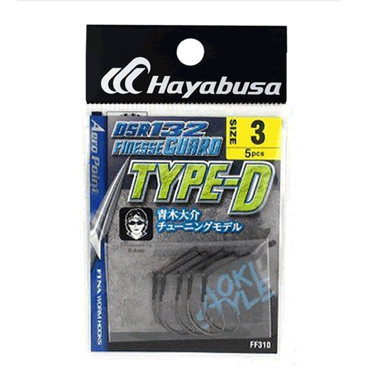 Hayabusa FINESS GUARD TYPE-D #3 FF310 (5 pcs/pack) MATTE BLACK