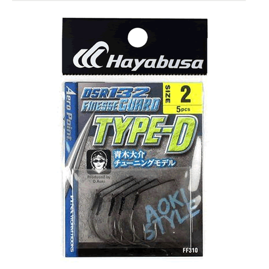 Hayabusa FINESS GUARD TYPE-D #2 FF310 (5 pcs/pack) MATTE BLACK