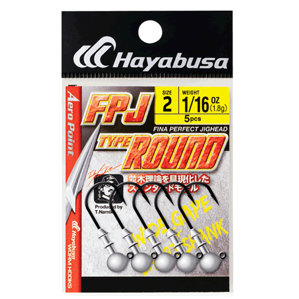 Hayabusa FPJ TYPE ROUND #2-1/16oz FF157 (5 pcs/pack) MATTE BLACK