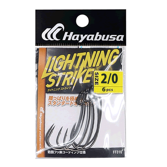 Hayabusa LIGHTNING STRIKE #2/0 FF316 (6 pcs/pack)