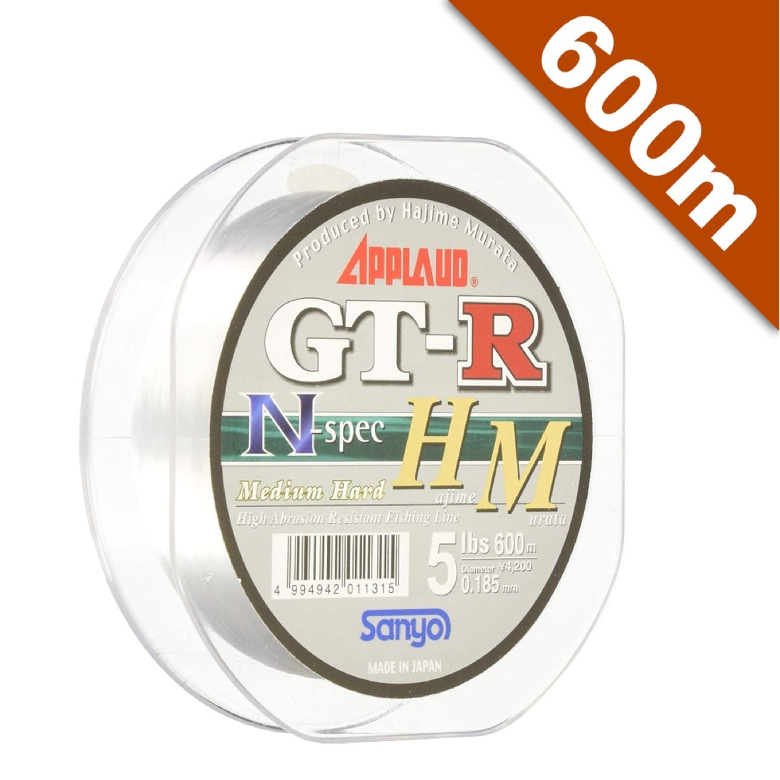 APPLAUD APPLAUD GT-R N-SPEC MH 12 lb - 600m NYLON fishing line
