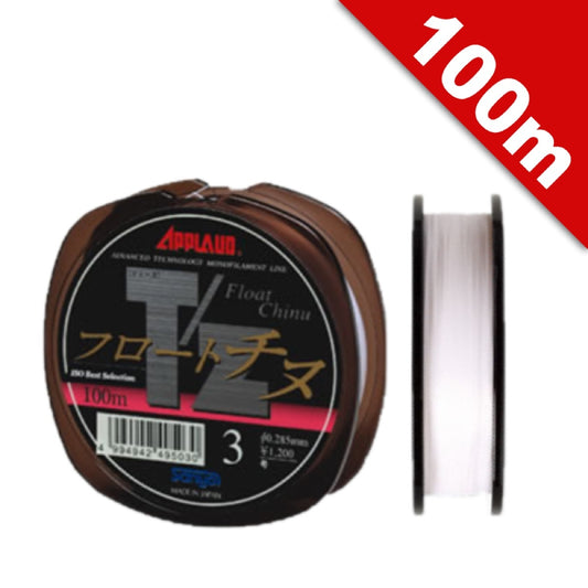 APPLAUD APPLAUD T/Z FLOAT CHINU #2.5 - 100m NYLON STRAWBERRY SHAKE fishing line