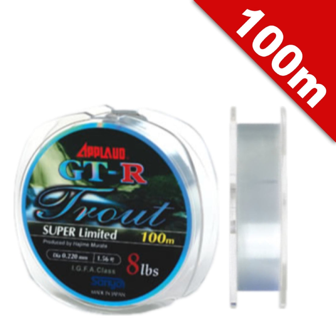 APPLAUD APPLAUD GT-R TROUT SUPER-LIMITED 4 lb - 100m NYLON fishing line