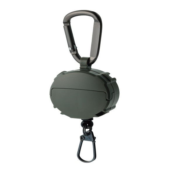 DAIICHISEIKO CARABINER + MICRO CASE 115mm x 36mm x 21mm : 18g FOLIAGE GREEN