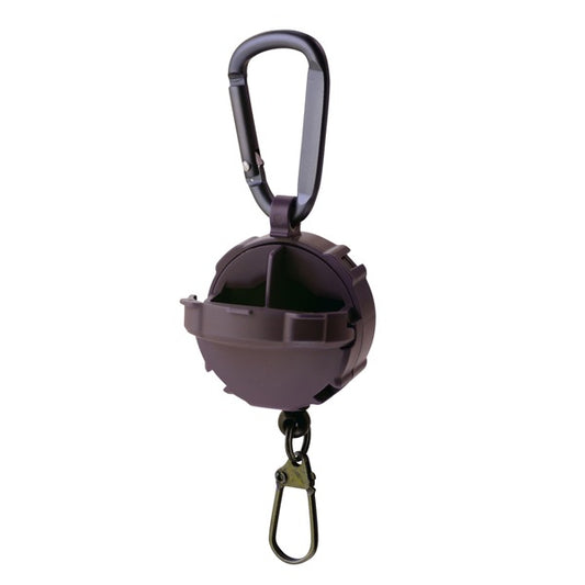 DAIICHISEIKO CARABINER + MICRO CASE 115mm x 36mm x 21mm : 18g DARK EARTH fishing accessory — photo 2