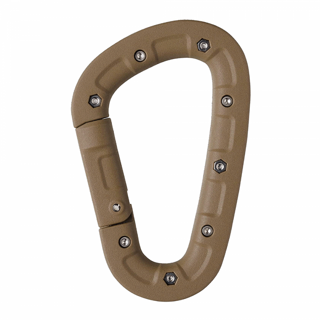 DAIICHISEIKO CARABINER KITTER 93 x 59 x 15mm DARK EARTH fishing accessory