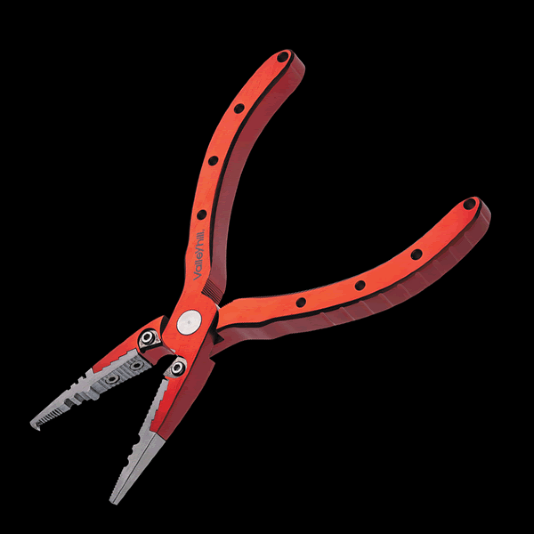Valleyhill HD ALUMINUM PLIERS 178 type C RED fishing accessory