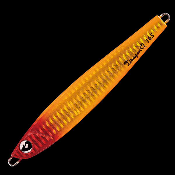 Valleyhill DRAGON Q METAL FLAT 90g 105mm : 90g #1 ORANGE GOLD / RH saltwater fishing lure