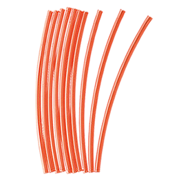 Valleyhill LEADER TUBE SEMI LONG S : 1.2 x 60 (mm) (10 pcs/pack) RED fishing terminal tackle